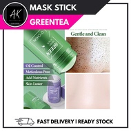 AK Natural Premium Green tea/Egg Plant Stick Mask Mud Anti Acne Oil Control &amp; Removal