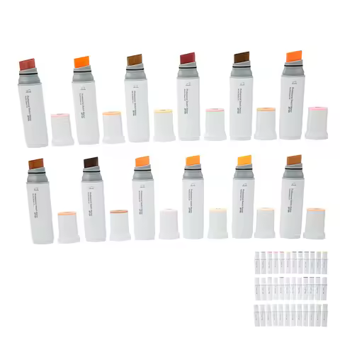 Wide Tip Markers Alcoholic Marker Even Inking Refillable Ink Portable Comfortable Grip Wearable Nib 