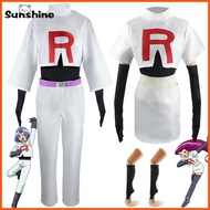 Anime Jessie James Cosplay Costume Team Rocket Jessie Musashi James Kojirou Halloween Cosplay Costum