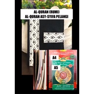 🔥SALE 🔥( TERBARU) AL-QURAN RUMI PELANGI ASY-SYIFA A4