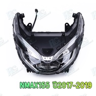 RG โคมไฟหน้า NMAX155 ปี2017-2024 เลือกได้ กระจกไฟหน้า เอ็นแม็กซ์ ทรงเดิม คุณภาพ