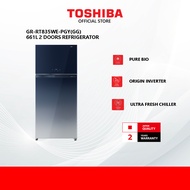 Toshiba GR-RT835WE-PGY(GG) 661L 2 Doors Refrigerator/Peti Sejuk/ 冰箱