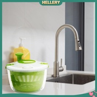 [HellerySG] Vegetable Dryer 5.3 Ot Fruit Washer Salad Mixer for Household Kitchen Onion