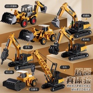 Excavator Engineering Vehicle Construction Model Men Women Construction Site Alloy Car Bulldozer Spe