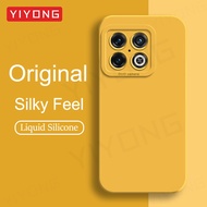 For OnePlus10 Pro Case YIYONG Square Liquid Silicone Soft Cover For OnePlus 10 Pro One Plus 11 11R O