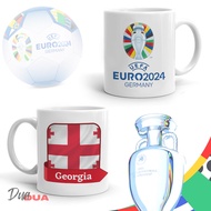Euro 2024 Georgia Flag Mug Euro 2024 Georgia Souvenir