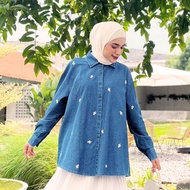 KEMEJA Giyomi Id - Aile Shirt Shirt/ Wanita Linen Shirt/ Top/ CasualWanita