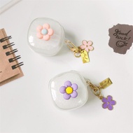 Lovely Flower For Baseus E20 E19 E18 E17 BD1 Case WM01 WM02 Plus Soft TPU Transparent Protective Cov