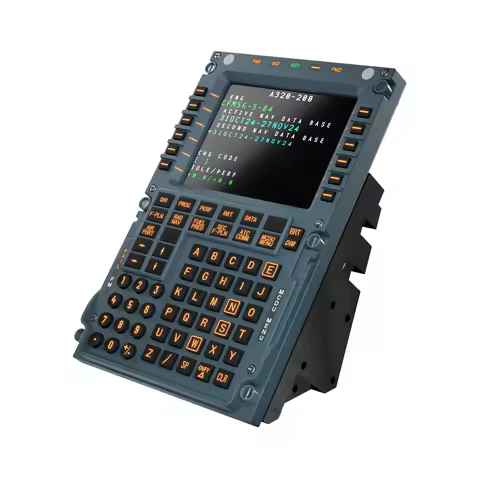 WINWING Flight Simulator A320 MCDU Flight Control Panel ,for Toliss Fenix Game Simulator Compatible 