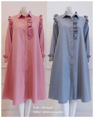 Baju Tunik Terbaru / Baju Tunik Olla Desain By Disiko / Tunik Katun Toyobo