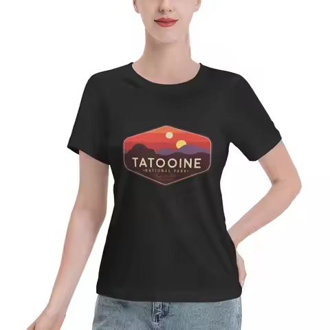 Popular On Social Tatooine National Park - Twice The Fun Twice The Fun! Women's T-shirt Shopping Cre
