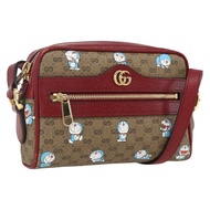 GUCCI GUCCI × 哆啦A夢 Micro GG Supreme 包 PVC 米色 金色 647784 正品 149862SM