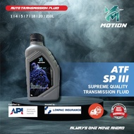 MOTION ATF SP III / D3-SP 1L FULLY SYNTHETIC AUTOMATIC TRANSMISSION FLUID ATF SP3 OIL MINYAK HITAM G