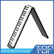 88 Keys Keyboard Piano Portable Digital Piano with LCD Display Built-in Speakers Rechargeable Battery BT Connectivity