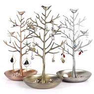Bird Tree Earring Stand Jewelry Display Stand Tree-Shaped Acacia Jewelry Stand Ornaments AD430 #.