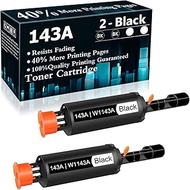 Top Ink 2 Black Cartridge 143A | W1143A Compatible Toner Cartridge Replacement for HP Neverstop Lase