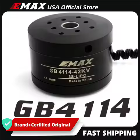 EMAX USA Official GB4114 Brushless Gimbal Motor Hollow Shaft 42KV 85T