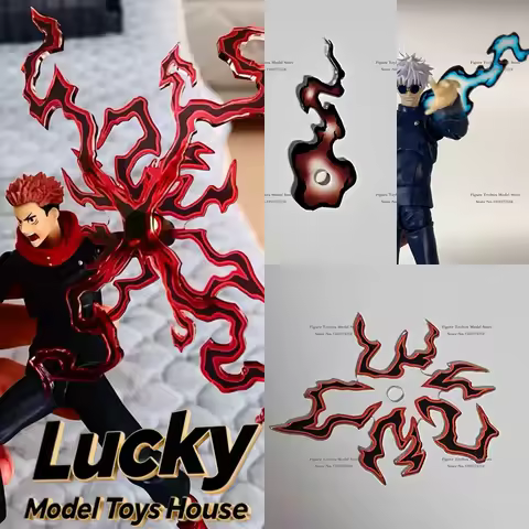 SHF 1/12 Anime Jujutsu Kaisen Figurine Special Effects Lighting Model Scene Accessory For 6" Gojo Yu