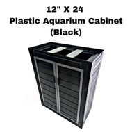 AQUARIUM PLASTIC CABINET - 12" X 24" - Suitable for 2 Feet Aquarium - Very Stable - NO SCREW - VERY 