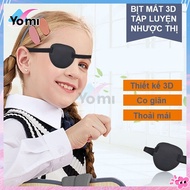 3D tight-fitting blindfold for amblyopia training with adjustable straps (1 piece)