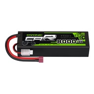 OVONIC 2S Lipo Battery 50C 8000mAh 7.4V Lipo Battery with Dean-Style T Connector for RC Car Truck Bo