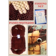 PAMO FISHING NET 9x17x 200 x100 meters