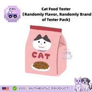 Cat Food Tester - Randomly Flavor, Randomly Brand of Tester Pack