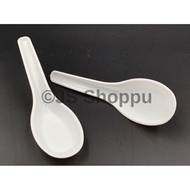 Shanghai Spoon (90pcs±) / Disposable Plastic Cutlery / Disposable Spoon / Spoon