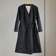 [YAECA WRITE] Women Work Cache-Coeur Coat (Black) 綁帶工作大衣