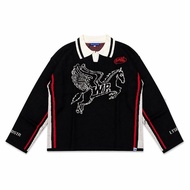 WP Company - Knitwear BOXY Country Football Knit Unisex Sweater / Men's & Women's Knitted Sweater Sw