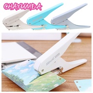 CHAYUMDA Single Hole Puncher, Labor-saving DIY Craft Hole Punch Machine, Minimalist Loose-leaf Bindi
