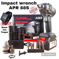 Impact wrench APR 48S JAPAN TECHNOLOGY mesin pembuka baut ban mobil motor CVT batrei cordless