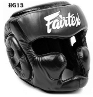 Fairtex Hear guards HG13 Protector Full Head Cover Muay Thai MMA K1  เฮดการ์ดเเฟร์เเท็กซ์ หมวกป้องกันศีรษะ นักมวย