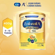 Enfamil A+ NeuroPro 1 C-Sec powdered milk 400g for children from 0-12 months For babies with cesarea