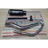 ♞,♘GSX S150 FULL EXHAUST SYSTEM