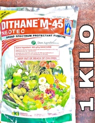 DITHANE M-45 NEOTEC MANCOZEB FUNGICIDE ORIGINAL PACKAGING (1 KILO) DOW AGROSCIENCES