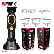 WMARK engraving scissors, electric fader, DLC blade Hair Clipper, Charging Hair Salon NG-7230
