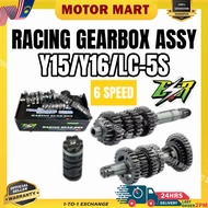 Y15 / Y16 / LC135-5S RACING 6 SPEED GEARBOX SET ASSY ORIGINAL ESR RACING