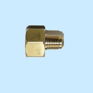 [D1L] Brass Support 1/4'' SAE for AG To G1/4'' IG Nitrogen Regulator Adapter Fittings