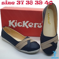 Women's Kickers Shoes/Women's Casual Shoes Without Cross Ballet navy Blue