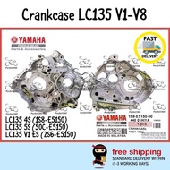 ( 1S8-E5150 &amp; 50C-E5150 ) V1-V8 LC135 4S 5S Crankcase Crank Case Engine / Kulit Enjin Tengah 100% HLY