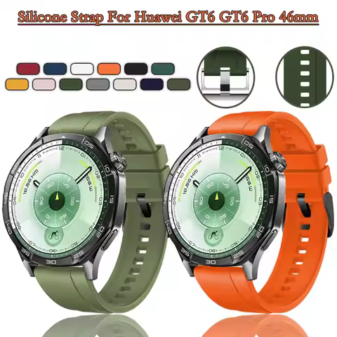 22mm Band for Huawei GT6/GT6 Pro 46mm Sport Silicone Wrist Band for Huawei GT6/5/4/3 GT6/5 Pro Unive