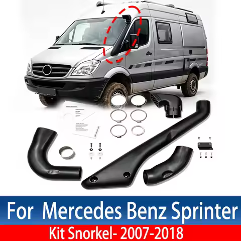 Kit De Snorkel LLDPE Para Mercedes Sprinter W906 2007‑2018, Sistema Admisión Aire Todoterreno 4x4, A