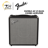 Fender Rumble 40 40-watt Bass Combo Guitar Amplifier - 724 ROCKS PREMIUM - Fender Electric Guitar Bass Amplifier Amp