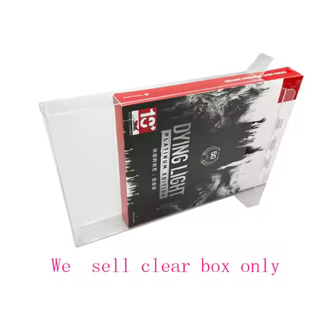 Clear Protection PET Box for NS SWITCH for Dying Light Platinum Edition Collector Display Box