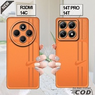 XIAOMI REDMI 14C case - XIAOMI 14T case - XIAOMI 14T PRO case _Black silicone casing elasticBENING