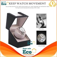 Eco Home กล่องหมุนนาฬิกาอัตโนมัติ กล่องหมุนนาฬิกาออโต้เมติก กล่องใส่นาฬิกา กล่องโชว์นาฬิกา ตู้ใส่นาฬิกา Automatic watch winder box Watch Winder