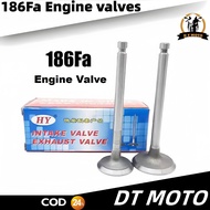Engine Valve Intake Exhaust 186Fa Aircooled Diesel Engine 10HP 12HP