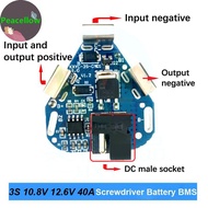 Peacellow 3S 12.6V 40A BMS  Protection Board 18650  Equalizer Board for Electric Drill SG