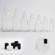 botol roll on kaca frosted/bening 5ml/10ml/15ml/20ml/30ml/50ml/100ml - botol frosted 10ml